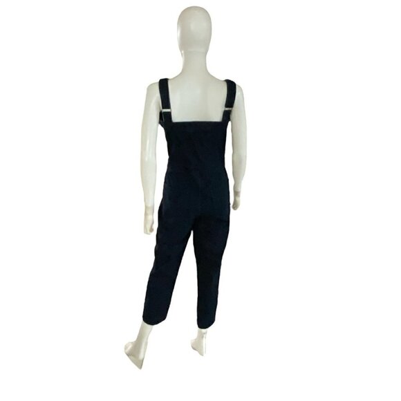 NWT Express Button Front Dark Wash Overalls 10 - Picture 4 of 9